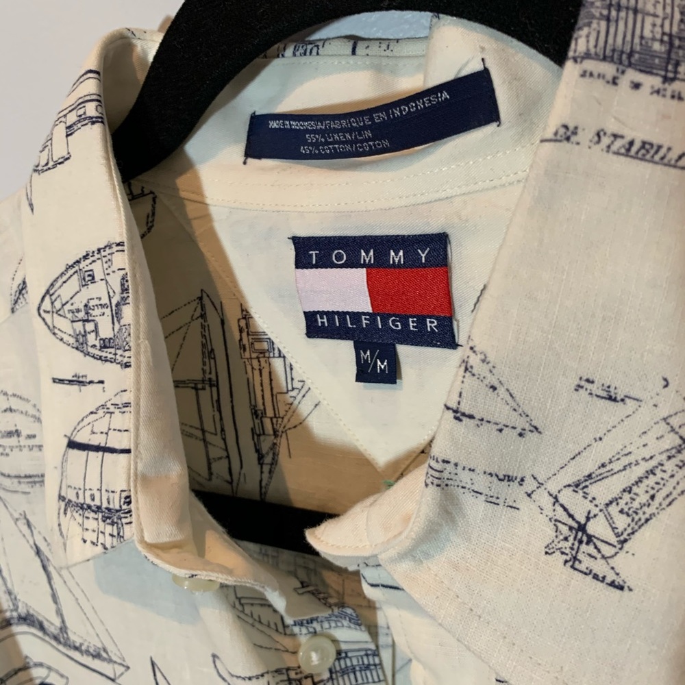 Tommy Hilfiger Boat Printed Button Up - Picture 3 of 6